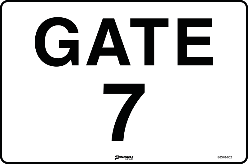 Gate 7 Sign