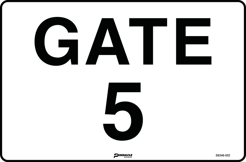 Gate 5 Sign