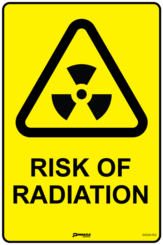 Risk of Radiation Sign