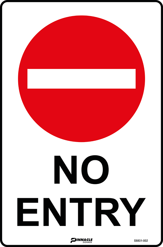 No Entry Sign