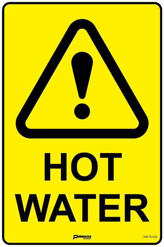 Hot Water Sign
