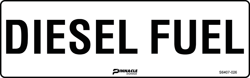 Diesel Fuel Sign