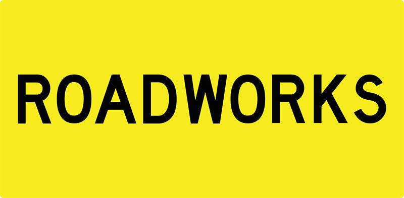 Roadworks, Multi Message Sign