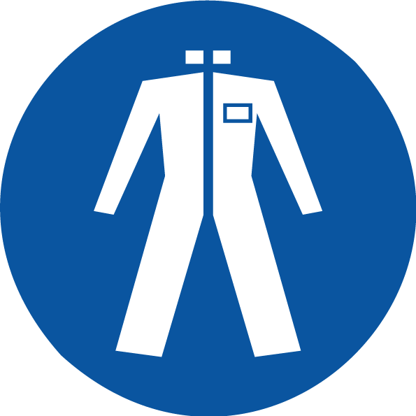 Protective Clothing Pictogram, Disc Sign