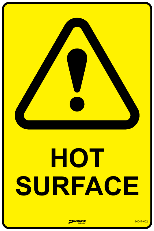 Hot Surface Sign
