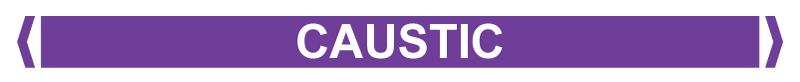 Pipe Markers, , Pack/10 - Caustic (Violet)