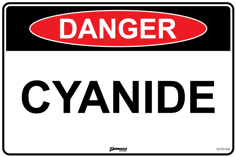 Danger Cyanide Sign