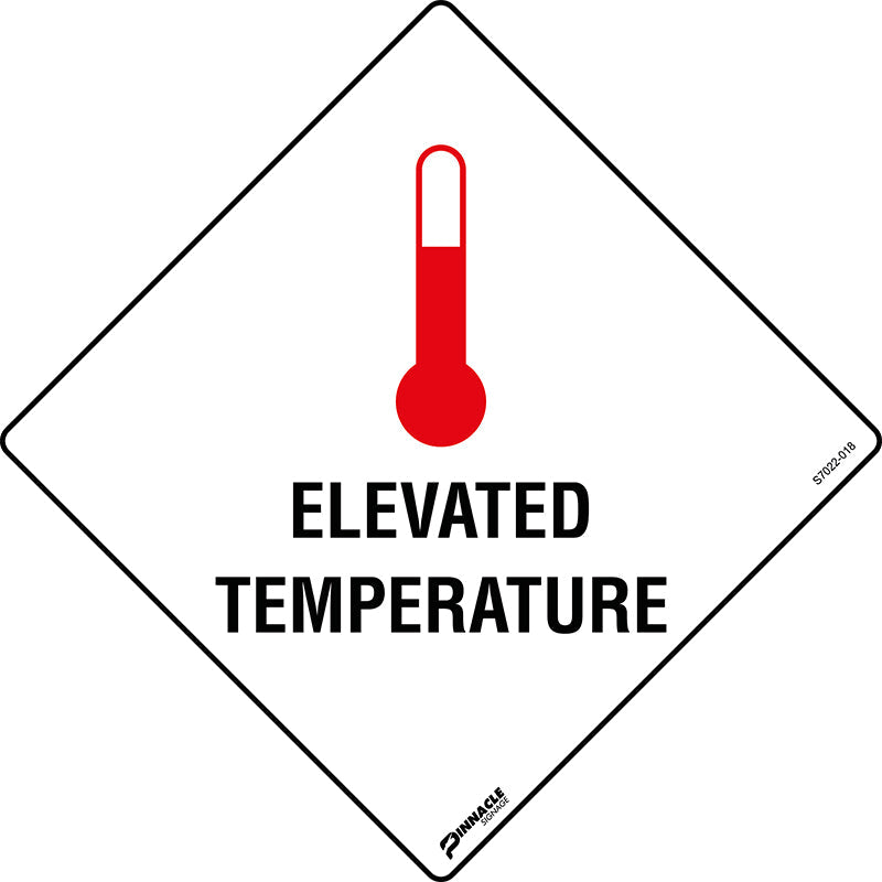 Elevated Temperature Sign
