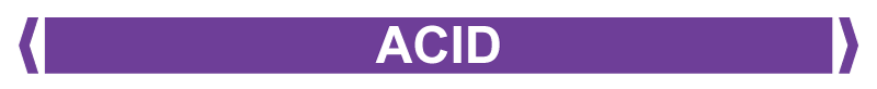 Pipe Markers, , Pack/10 - Acid (Violet)