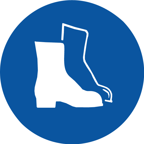 Safety Footwear Pictogram, Disc Sign