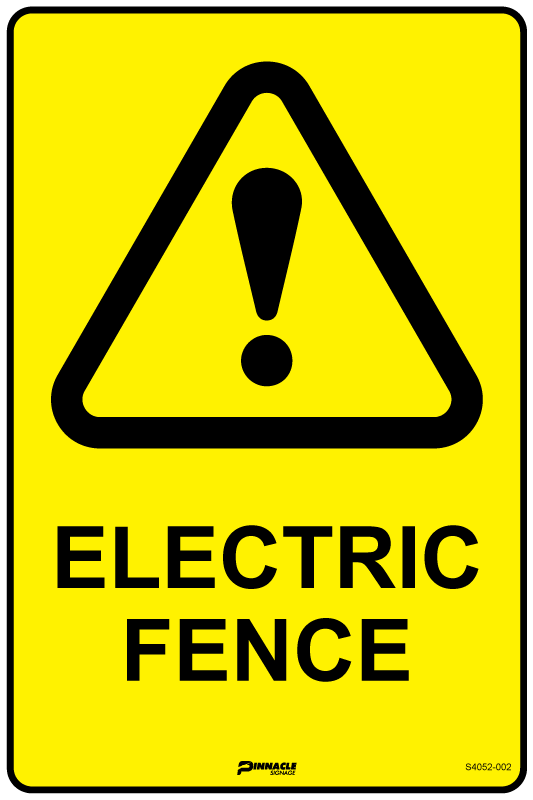 Electric Fence Sign