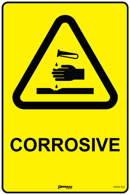 Corrosive Sign