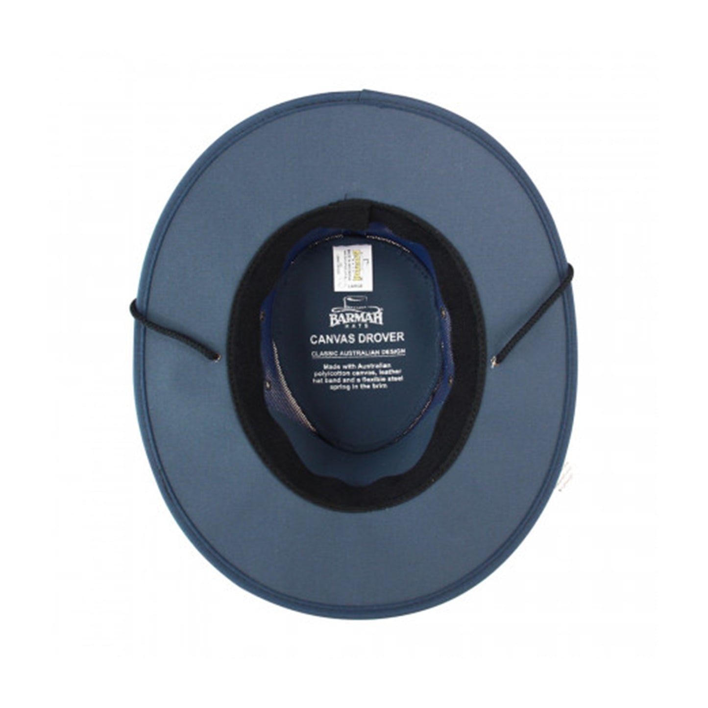 1057 Barmah Drover Canvas Broad Brim Hat