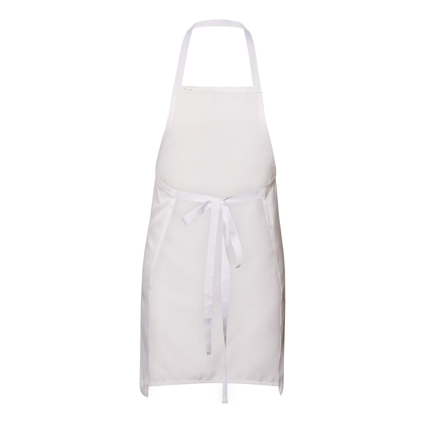 Chefscraft CA012 Full Bib 100% Polyester Apron in White