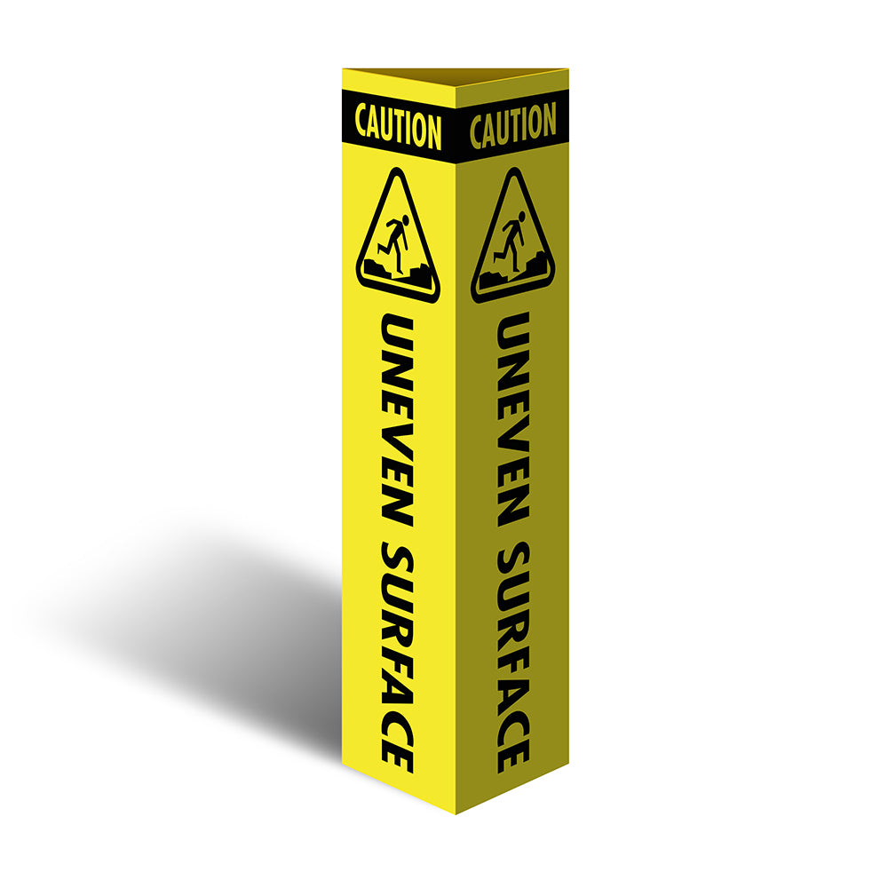 Three Sided Bollard Cover Surround, Uneven Surface (With Picto)