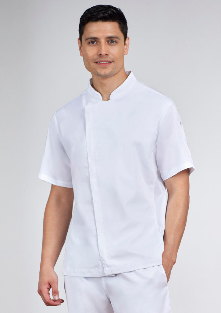 BizCollection CH330MS Mens Alfresco Short Sleeve Chef Jacket
