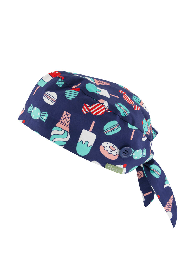 BizCare CSC245U Unisex Printed Scrub Cap