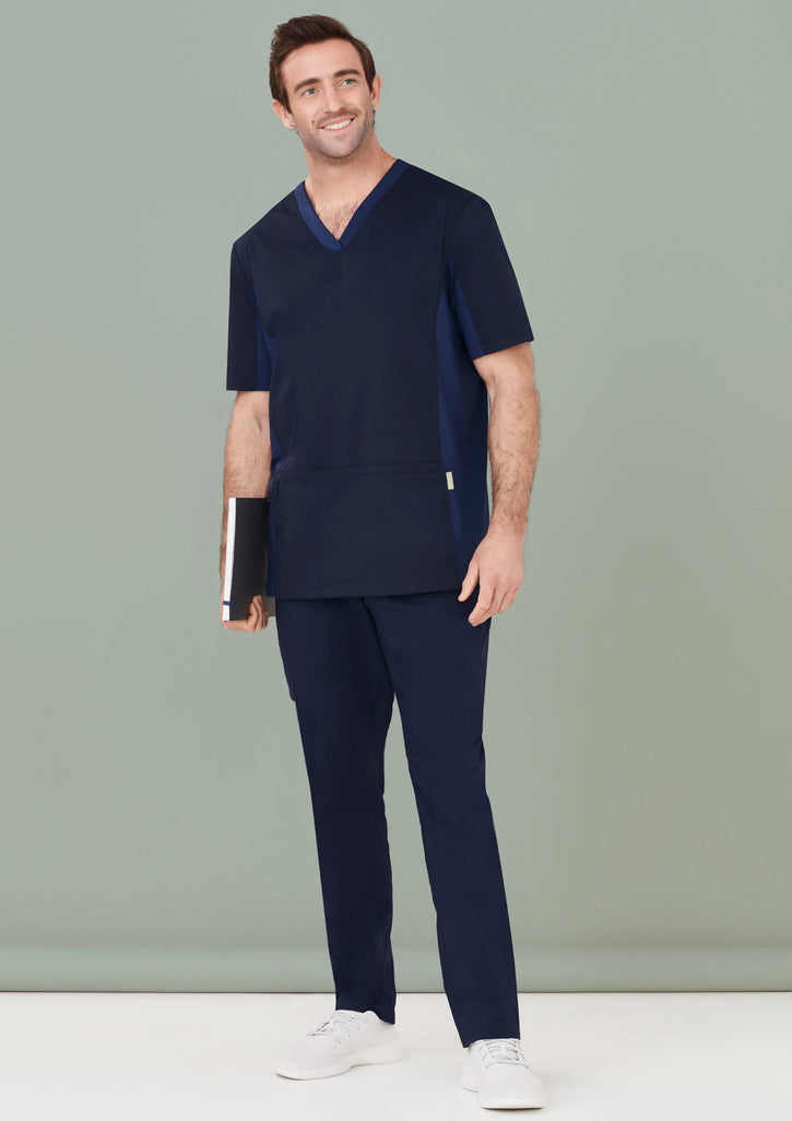 BizCare CSP042ML Mens Riley Slim Leg Jogger Scrub Pant
