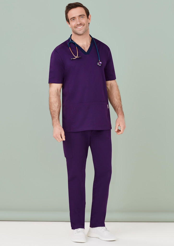 BizCare CSP047ML Mens Riley Straight Leg Scrub Pant