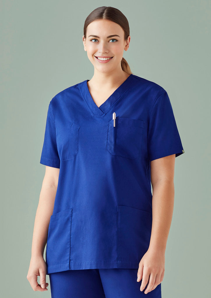BizCare CST150US Unisex Hartwell Reversible Scrub Top