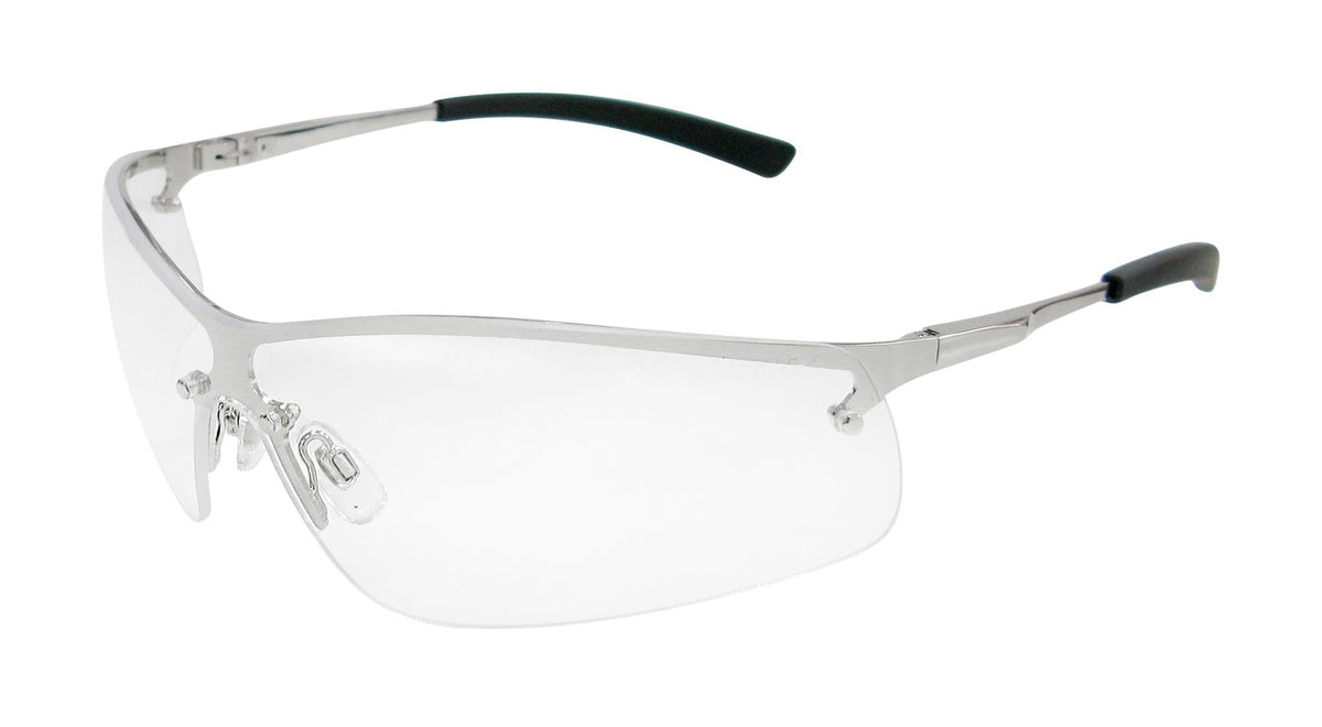 Maxisafe EBO377 BOSTON Metal Frame Safety Glasses - Clear Lens