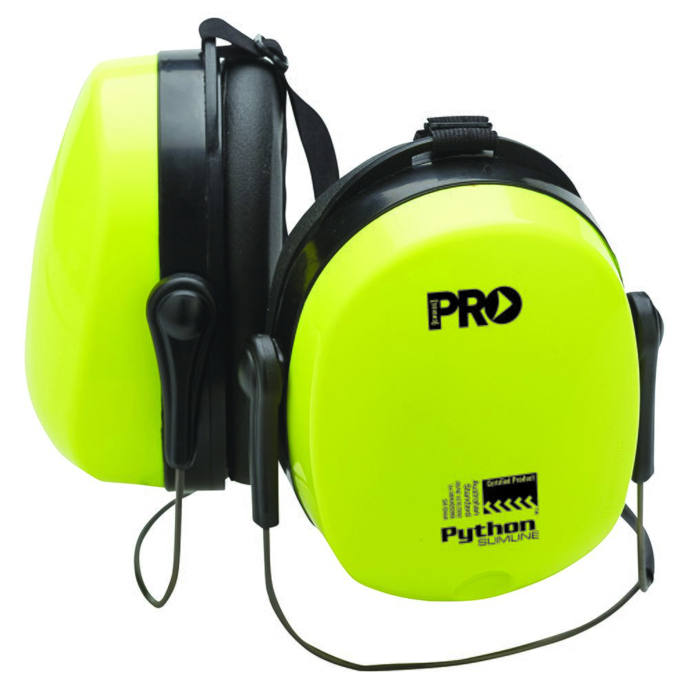 Pro Choice Safety Gear EMPYTNB Python Slimline Neckband Earmuffs Class 4, -23Db