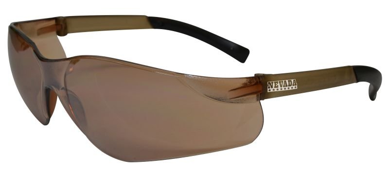 Maxisafe ENU418 NEVADA Safety Glasses with Anti-Fog - Bronze Mirror Lens