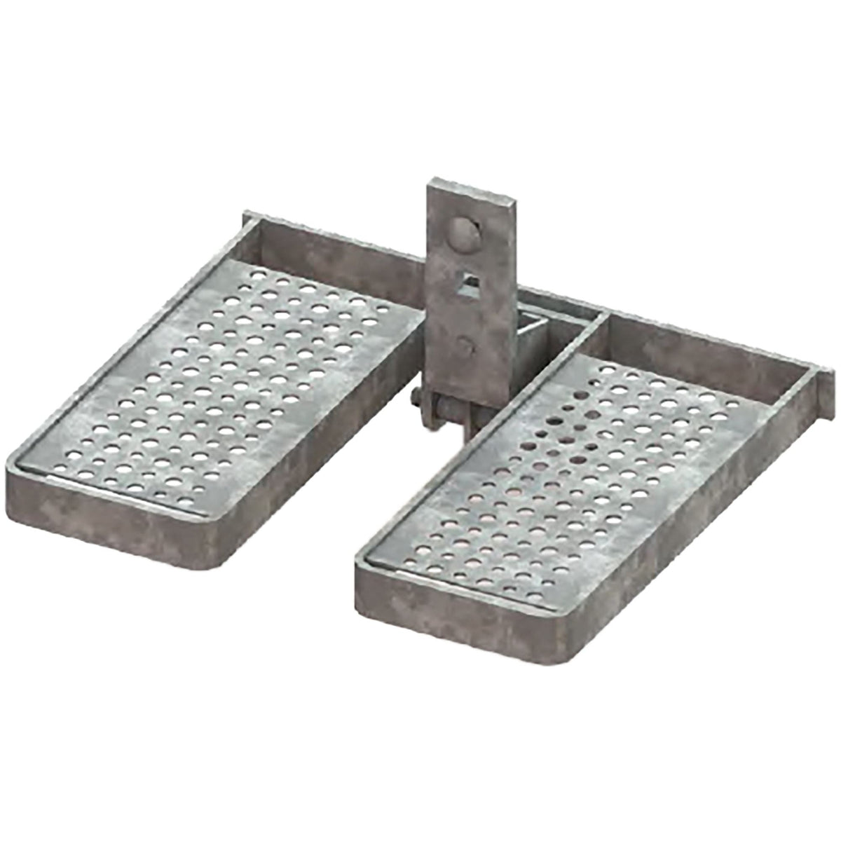 Miller FPH_23722 Fold Foot Rest (galv) - for alum y-spar and twin ladders