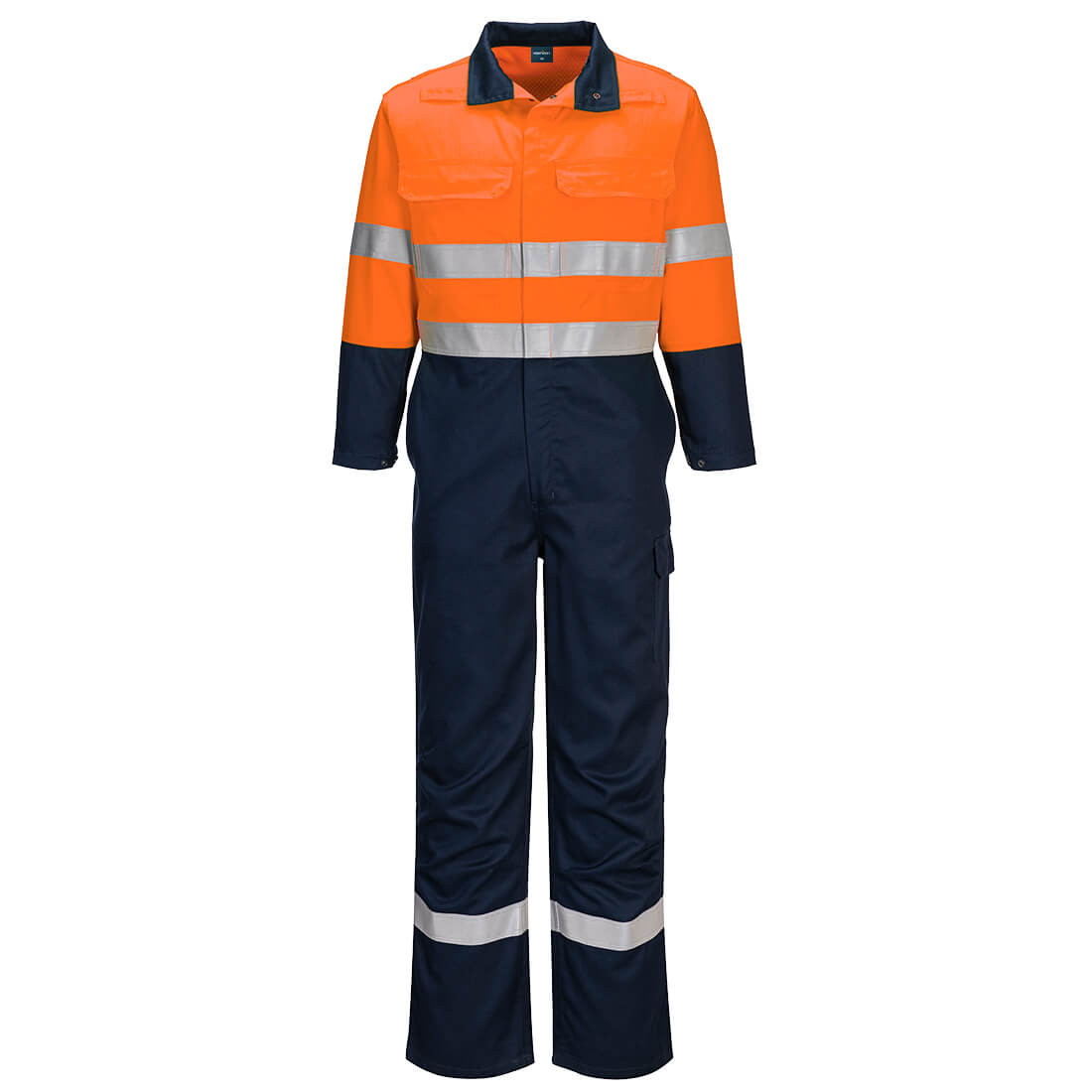 Portwest Portflame FR Coverall in Orange/Navy