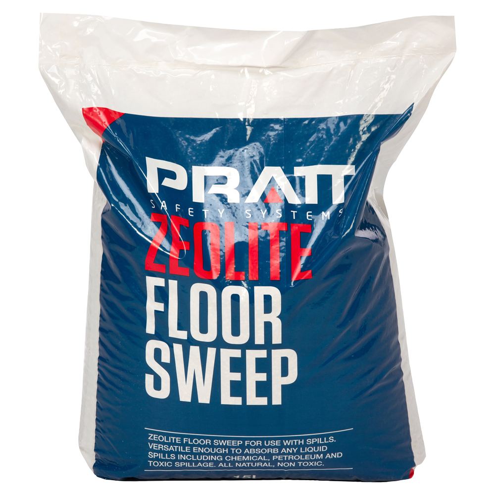 Pratt Safety FSZ15 Pratt Zeolite Floor Sweep - 9.5Kg15 Litre Bag