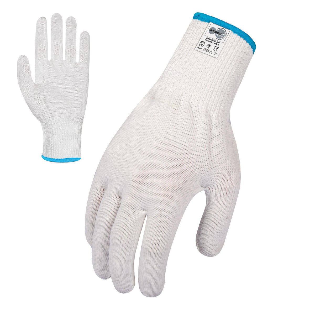 Force360 GFPR203 Force360 White Food Grade 13 gauge Glove (Cut Level D)
