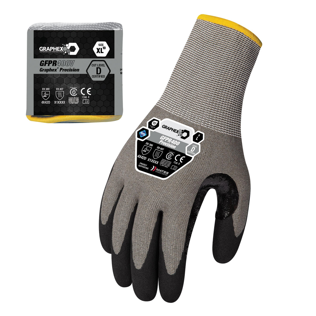 Graphex GFPR400V Graphex® Precision Glove (Cut Level D) - Vend-ready Packaging