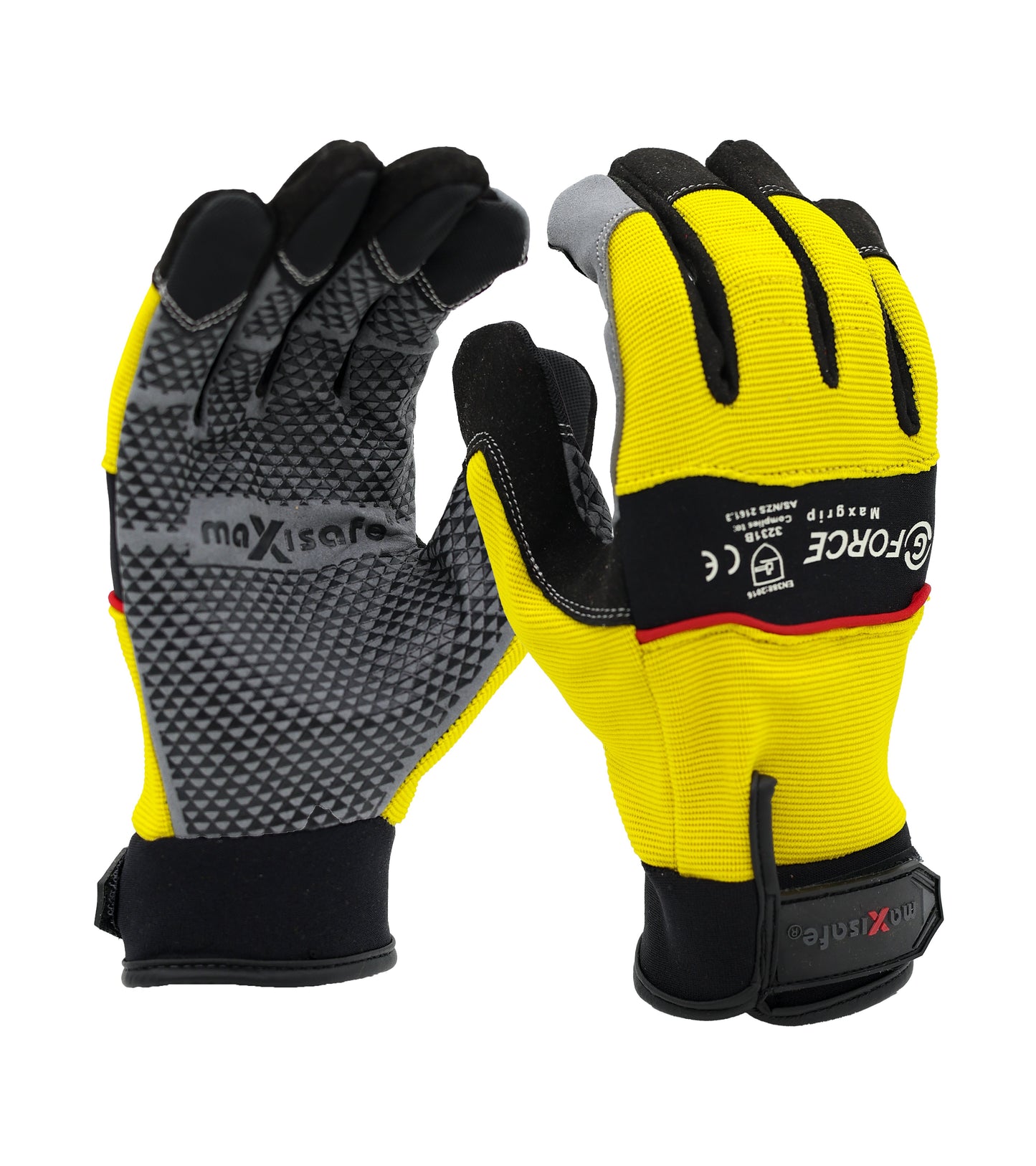 Maxisafe GMS273 G-Force MaxGrip' Mechanics Glove with Silicone Grip