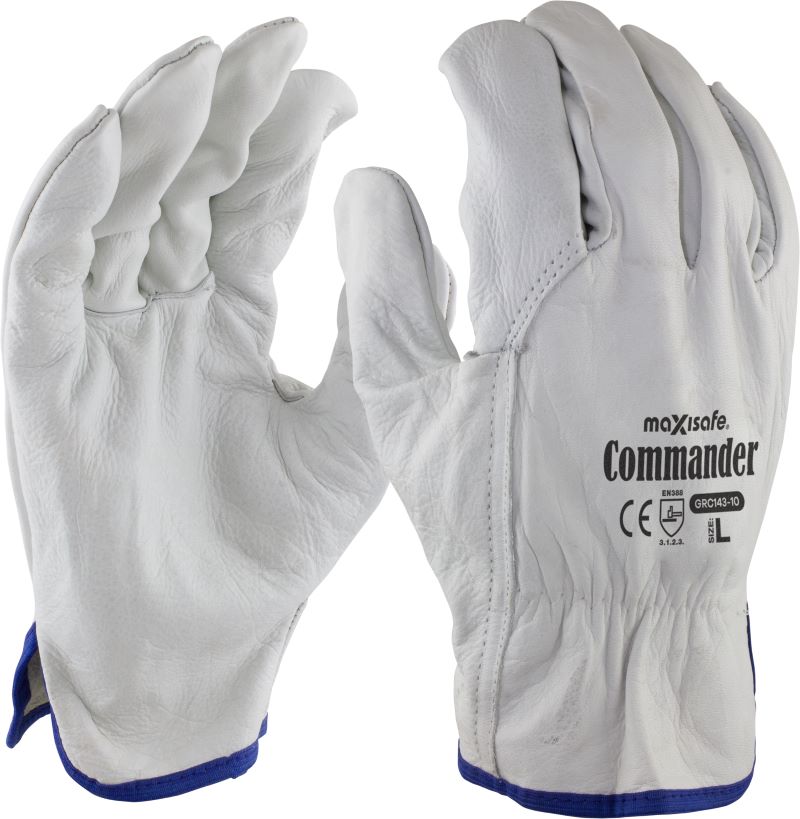 Maxisafe GRC143 Commander Premium Cow Grain Rigger Glove