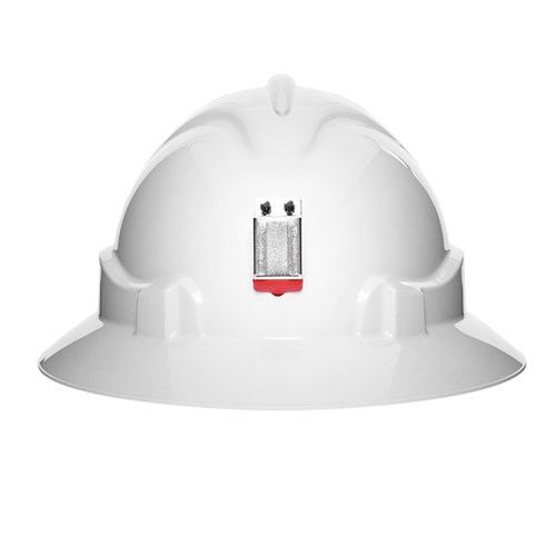 Pro Choice Safety Gear HH6FBLB-W V6 Hard Hat Unvented Full Brim With Lamp Bracket And Ratchet Harness