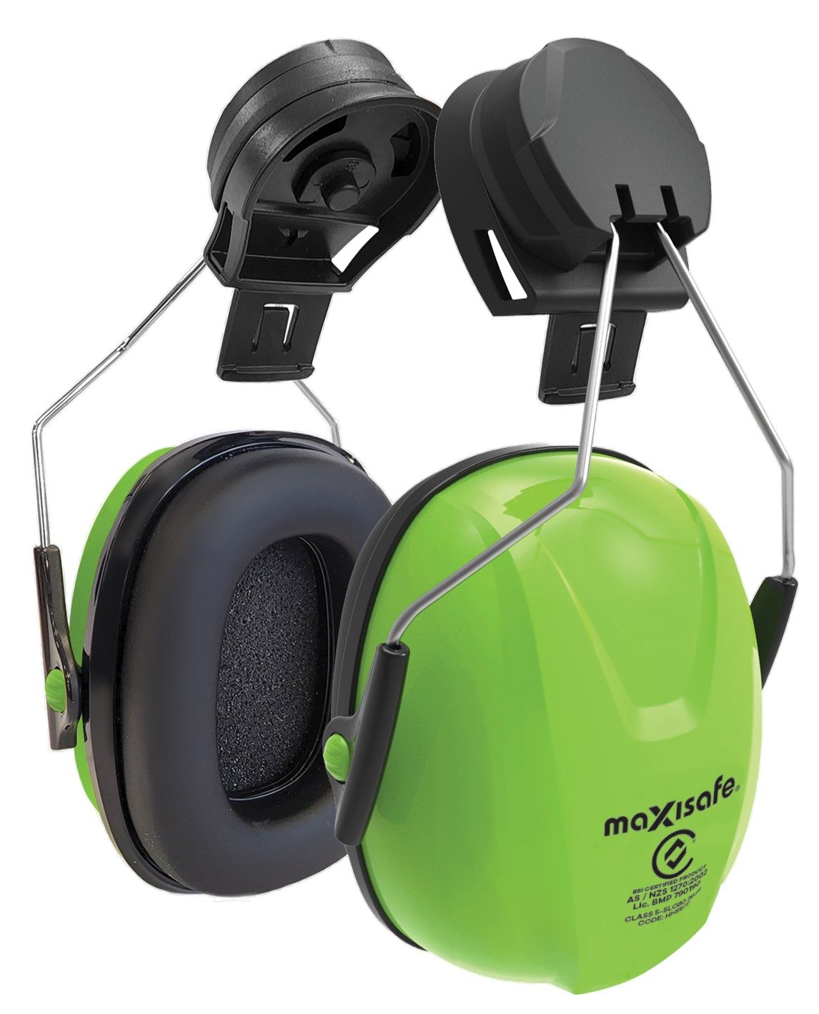 Maxisafe HHE672 Helmet Mounted Earmuffs 26dB - Class 5