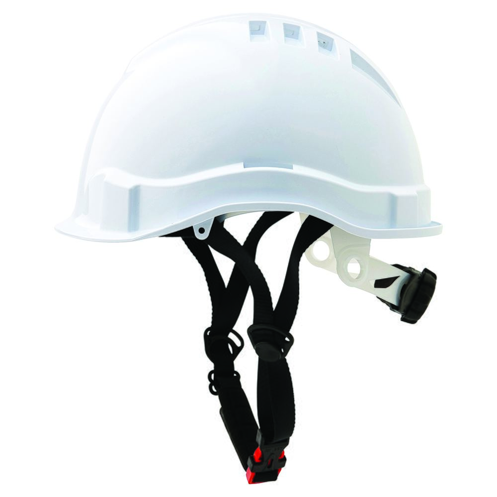 Pro Choice Safety Gear V6 Hard Hat Vented Micro Peak Ratchet Harness Linesman