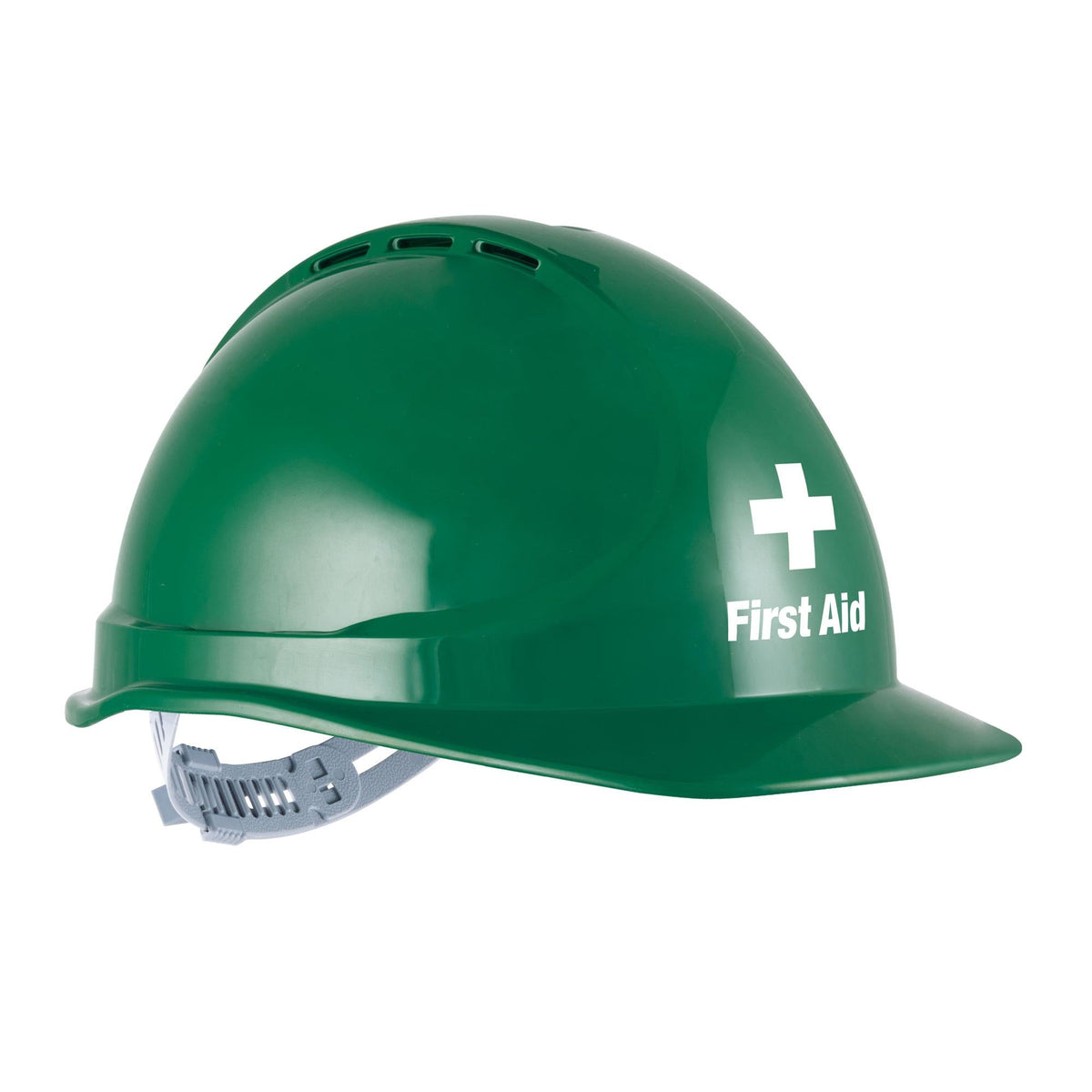 Force360 HPFPRGTE03FA Force360 GTE3 First Aid Essential Type 1 ABS Vented Hard Hat with Slide Lock Harness