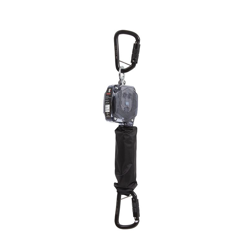 LINQ Height Safety IRW200TBKTKT Tetha Bloq 2M Self Retracting Lifeline C/W 2 X Triple Action Karabiners