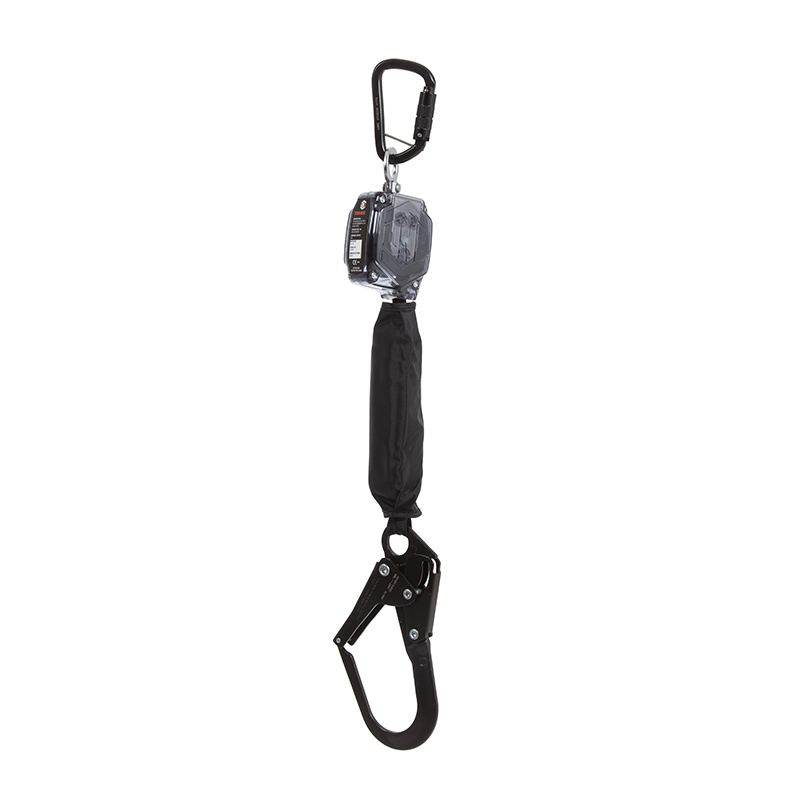 LINQ Height Safety IRW200TBKTSD Tetha Bloq 2M Self Retracting Lifeline C/W 1 X Triple Action Karabiner And 1 X Double Action Scaff Hook