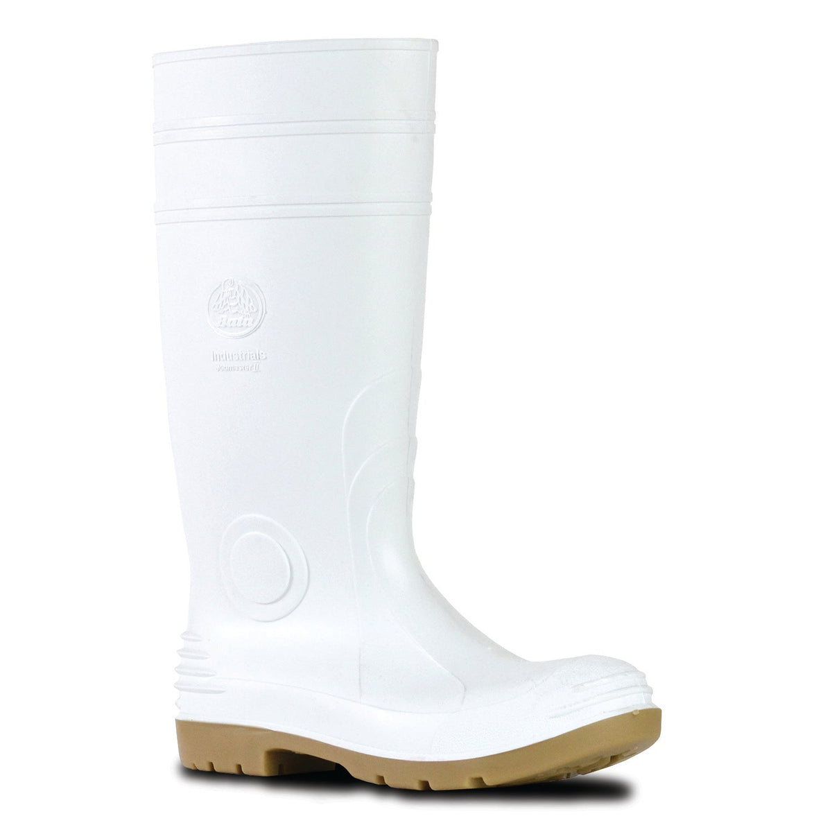 JOBMASTER 2- WHITE/GUM 400 PVC SAFETY GUMBOOT