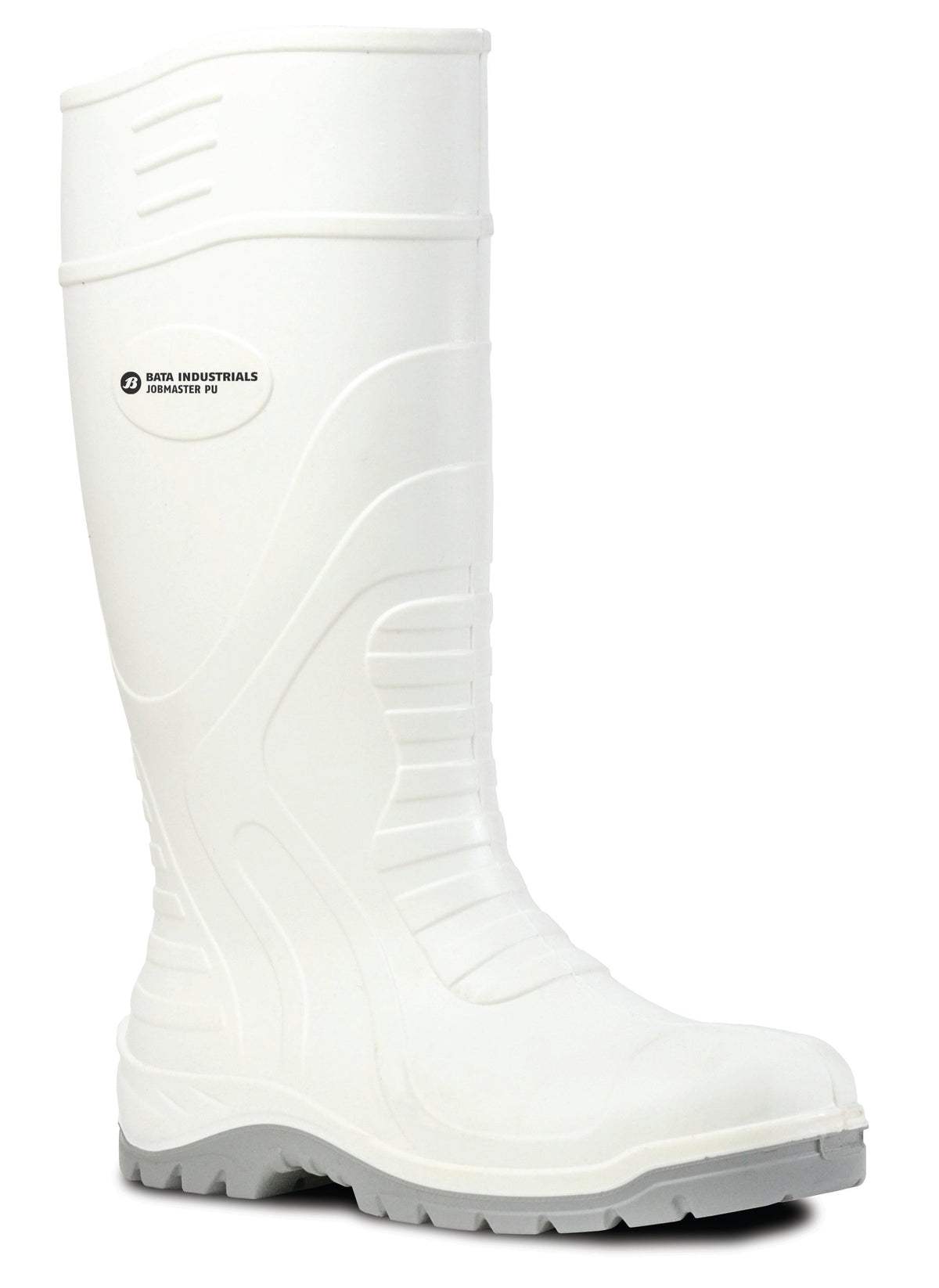 JOBMASTER PU- WHITE/GREY 400 PU SAFETY GUMBOOT