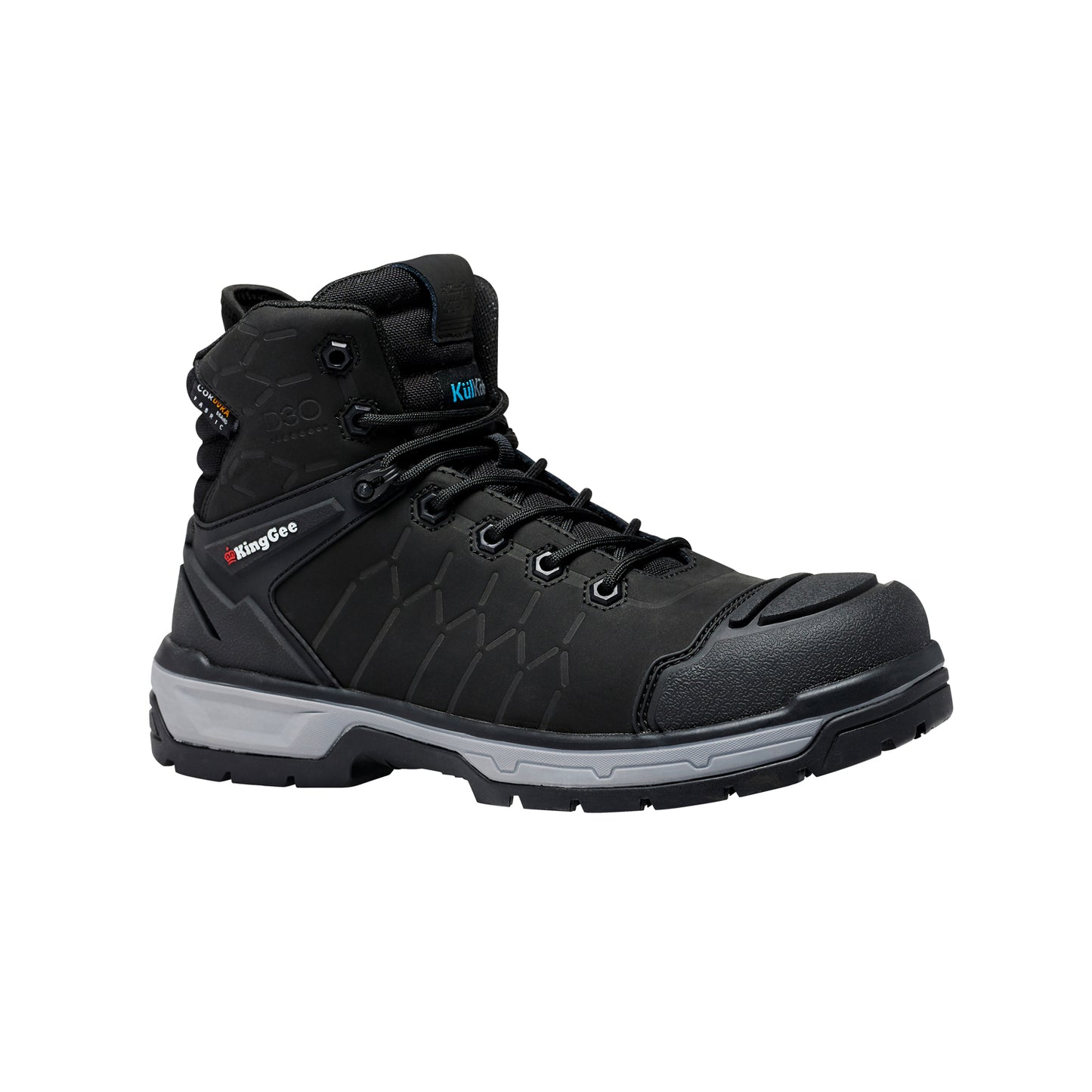 King Gee K27145 Quantum Hybrid Composite Toe Work Boots 5" - Black