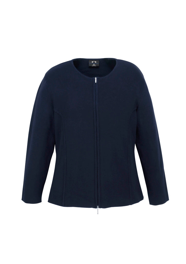 BizCollection LC3505 Womens 2-Way Zip Cardigan