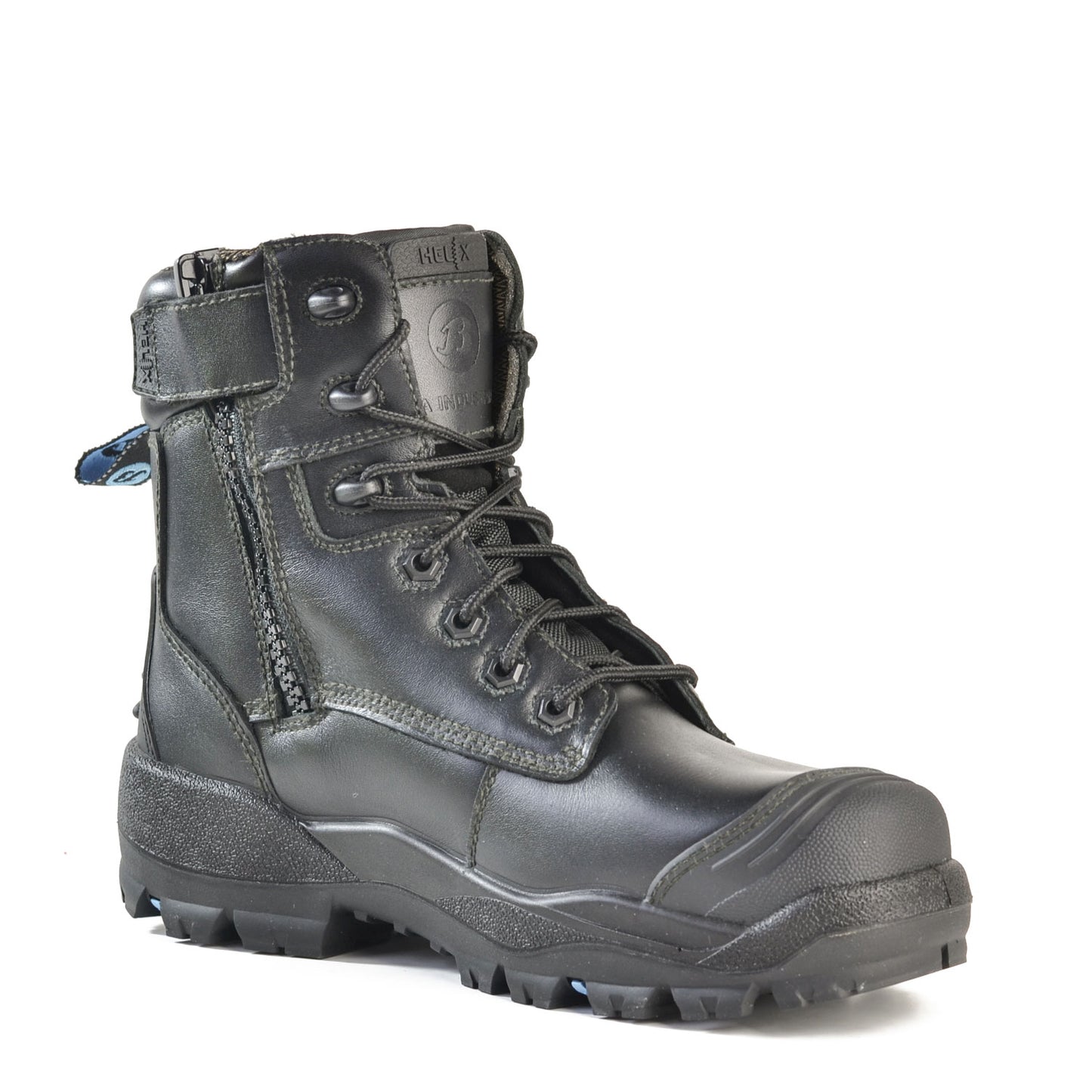 LONGREACH ZIP-BLACK ZIP SIDED SAFETY BOOT