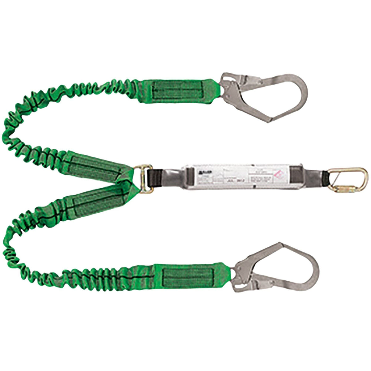 Miller M1010041 2M Twin Stretchstop Lanyard w/TAK & Scaff Hook