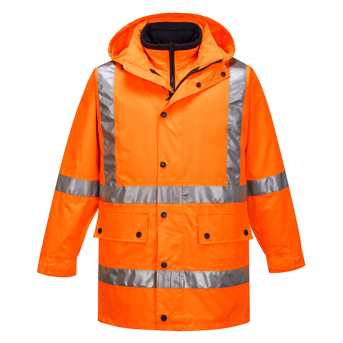 Portwest Max Hi-Vis X Back 4-in-1 Jacket in Orange