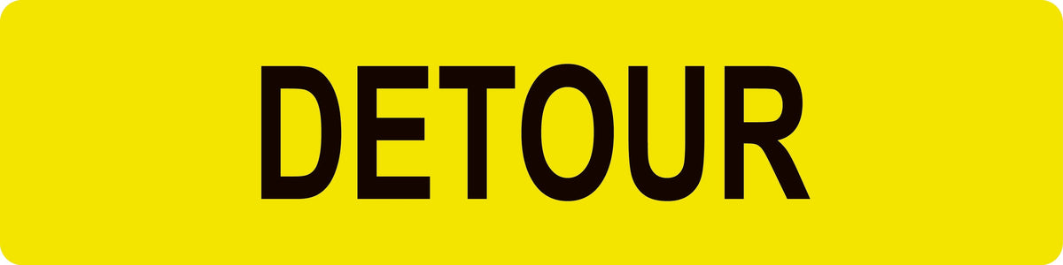 Detour (Text), Multi Message Sign