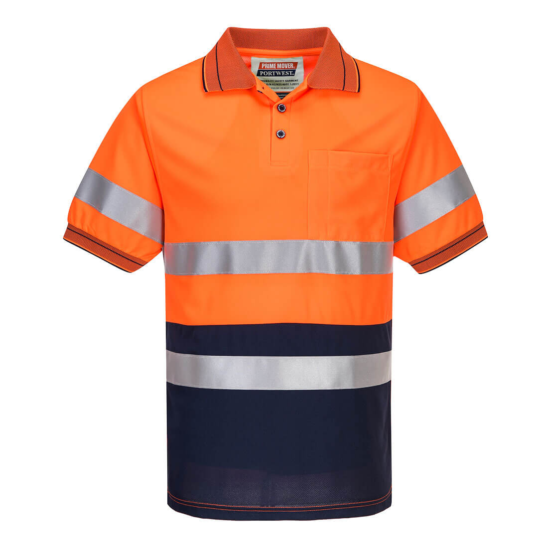 Portwest MP510 Hi-Vis Contrast Polo Shirt S/S