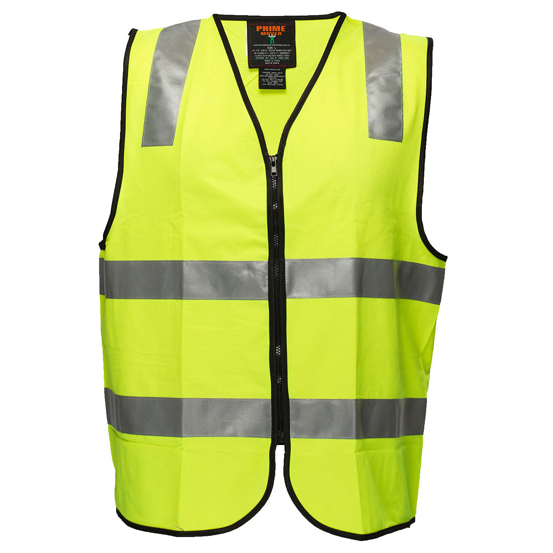Portwest Hi-Vis Zipped Vest in Yellow